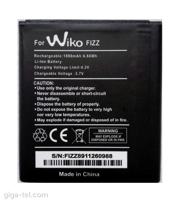 Wiko Fizz battery 
