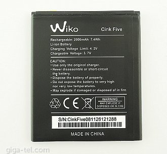 Wiko Cink Five battery