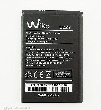 Wiko Ozzy battery