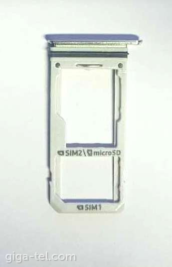 Samsung G955F SIM tray DUAL silver