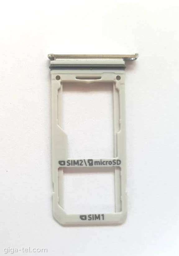 Samsung G950F SIM tray DUAL silver
