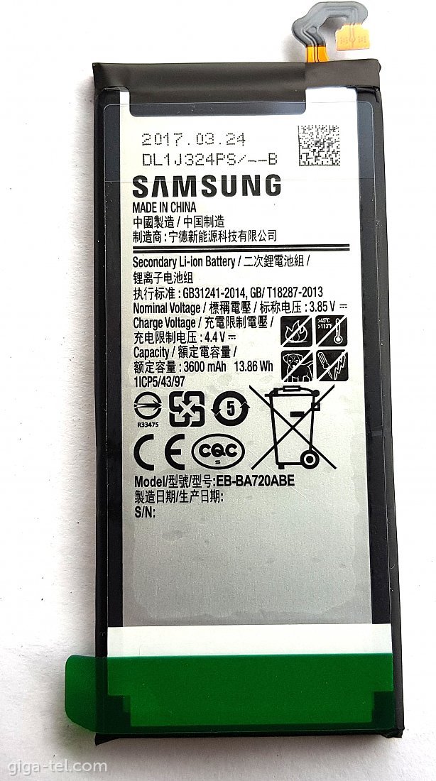 Samsung EB-BA720ABE battery
