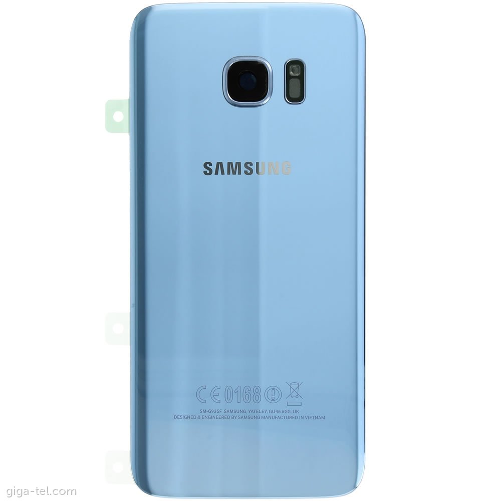 Samsung G935F battery cover blue