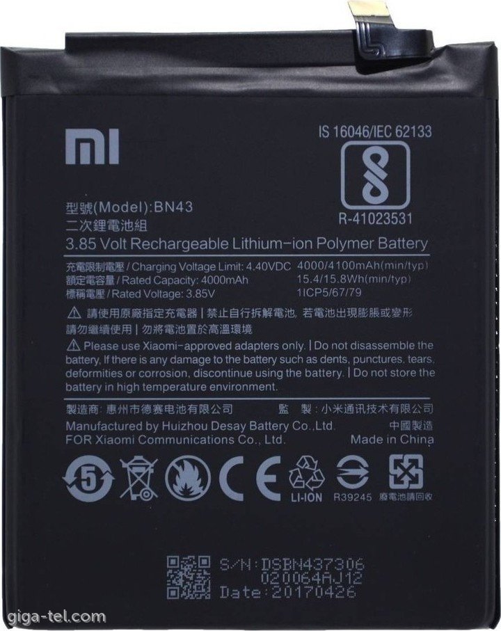 Xiaomi BN43 battery
