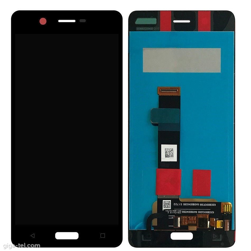 Nokia 5 LCD+touch / changed glass