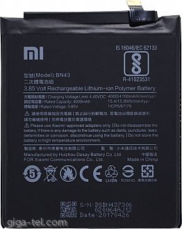4000/4100mAh Xiaomi Redmi Note 4x (factory date 2020!)