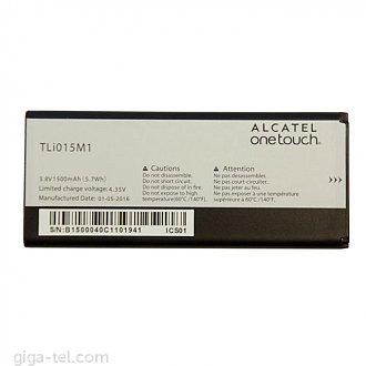 1500mAh - Alcatel One Touch Pixi 4