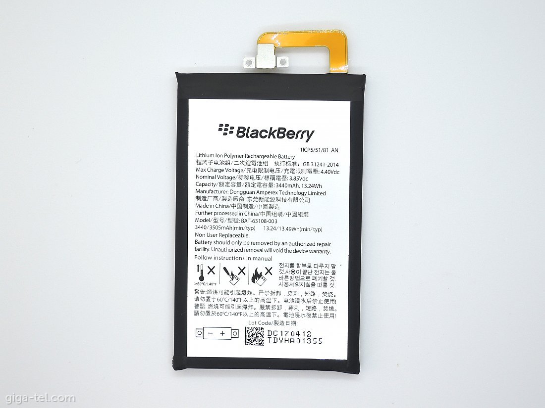 Blackberry Keyone battery OEM