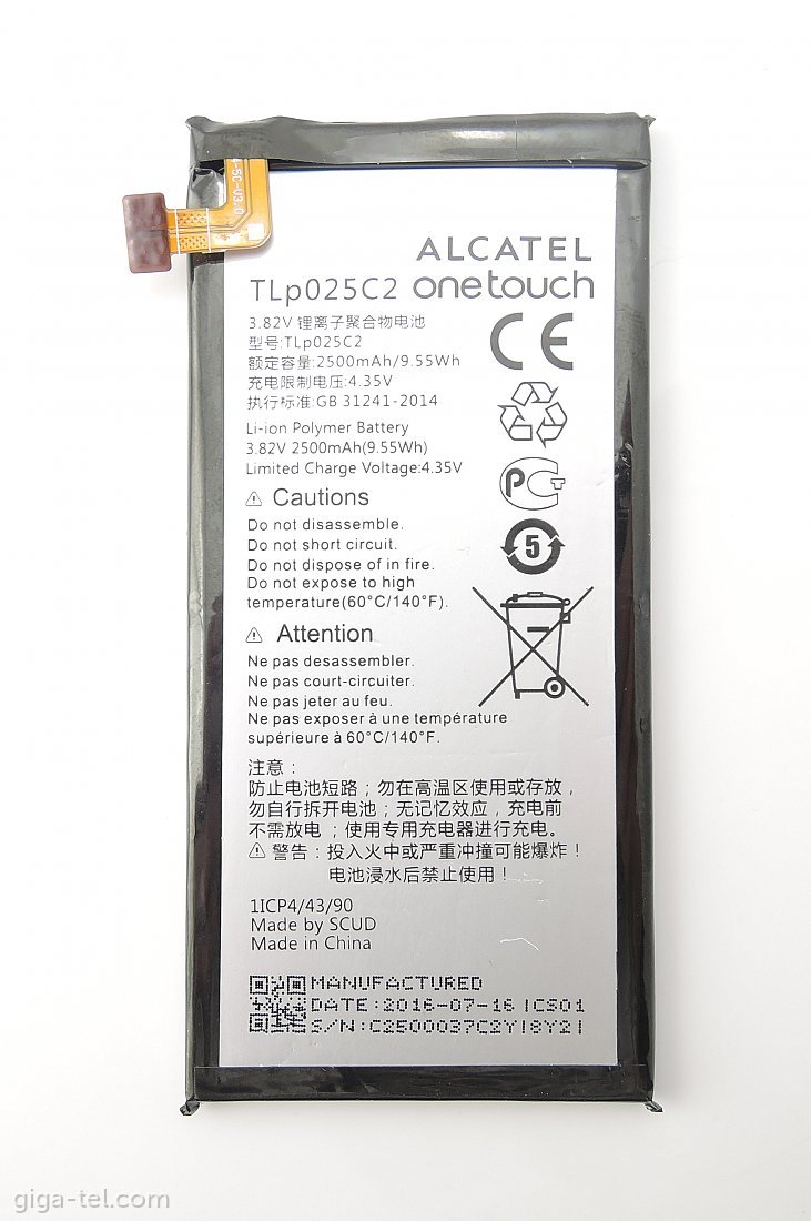 Alcatel 5056D battery