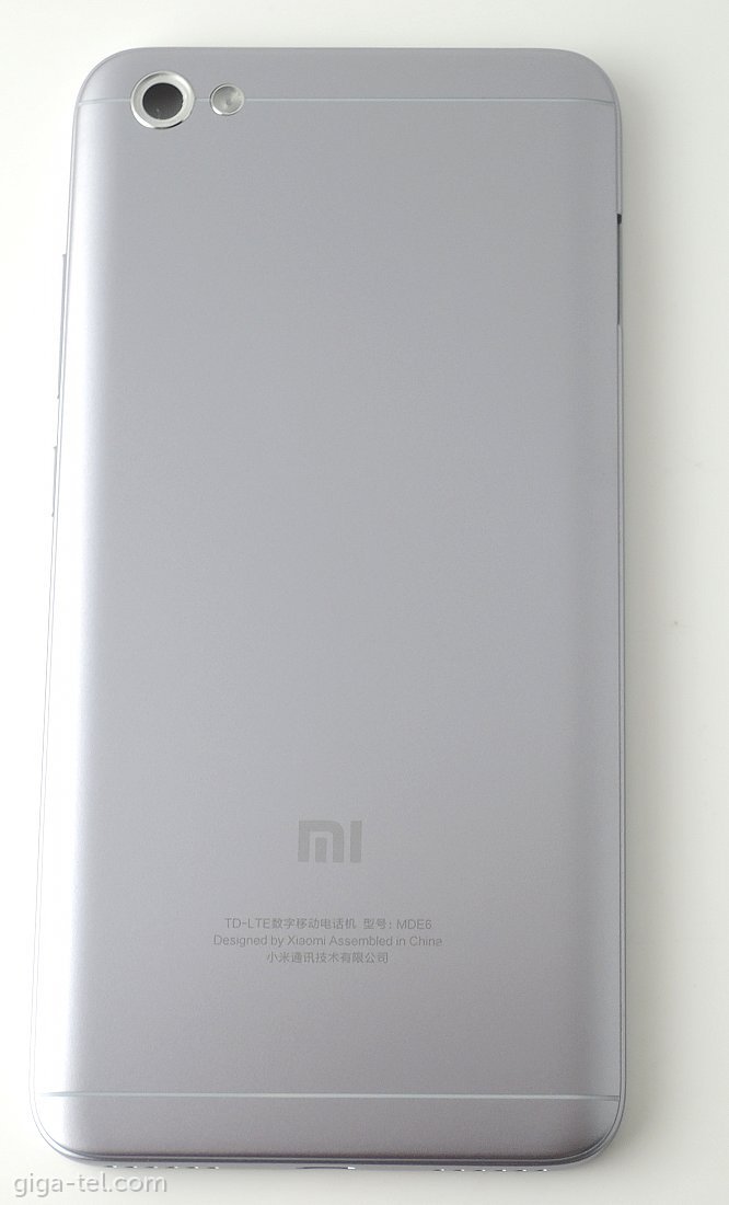 Xiaomi Note 5A battery cover grey