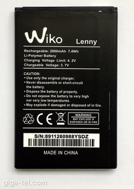 Wiko Lenny battery OEM