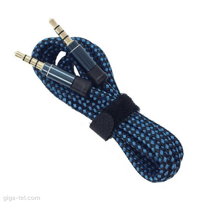 Audio cable 3.5mm / 1.5m blue