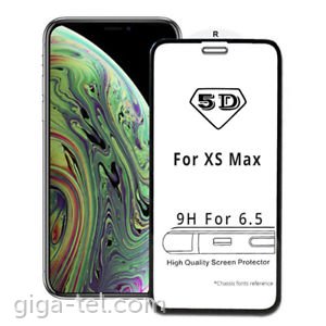 iPhone 11 Pro Max,XS Max 5D tempered glass black