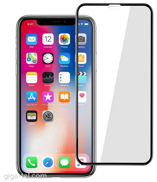 iPhone 11,XR 5D tempered glass black