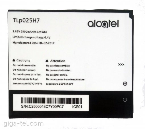  Alcatel Pop 4 battery
