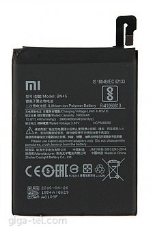3900 / 4000mAh - Xiaomi Redmi Note 5 