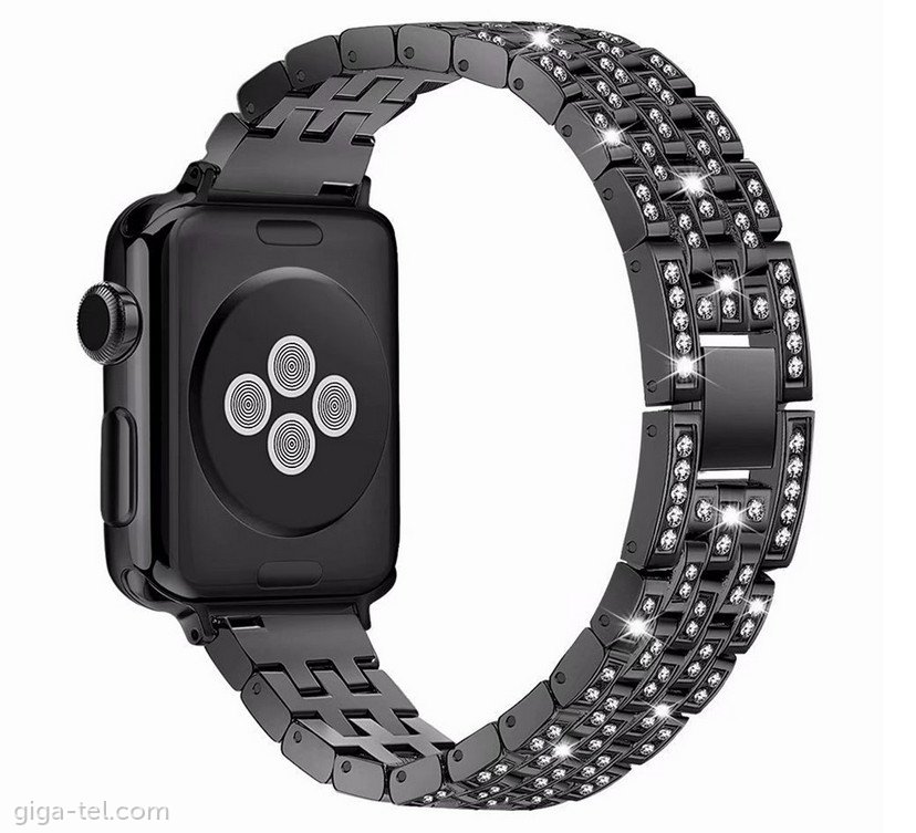 Apple Watch crystal diamond strap 38/40mm black