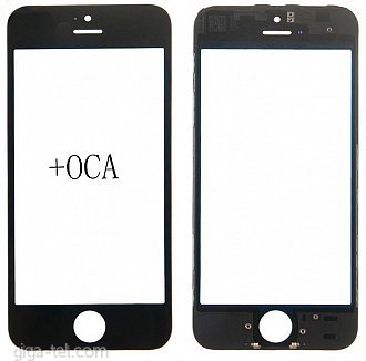 iPhone 5S,SE  glass+frame+OCA black