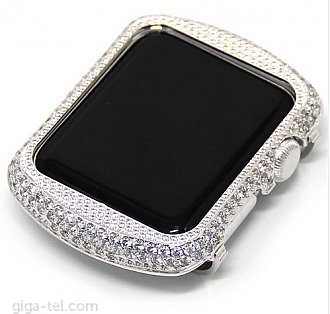 Apple Watch crystal diamond frame 40mm silver