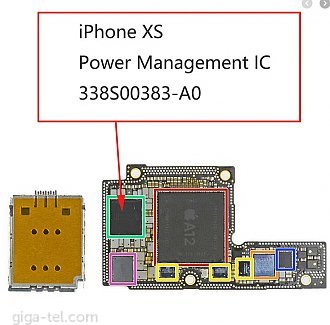 Phone XS u2700 power management chip
