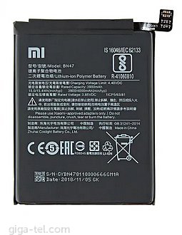 3900 / 4000mAh - Xiaomi A2 Lite (factory ATL)