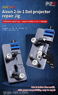 Dot projector repair Jig
Initiated repair jig / repair holder 2-in-1 design
Support for iPhone X-12