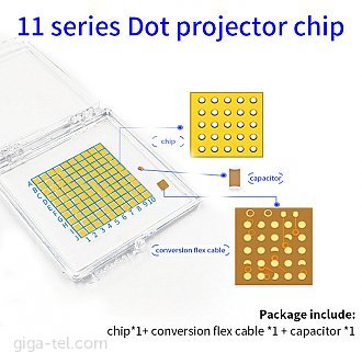 SET  3pcs IC chipy for repair Face ID ( 118671 + 118672) - top quality! for JC boxes