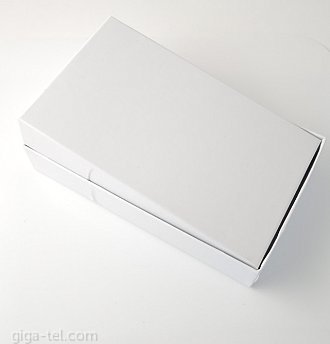 Paper white cardboard box 17x10,5x3cm