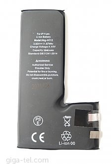 iPhone 11 Pro battery cell without flex - HIGH CAPACITY