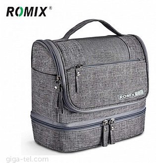 Romix RH67 cosmetic bag gray