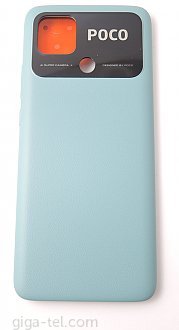 Xiaomi Poco C40 battery cover green