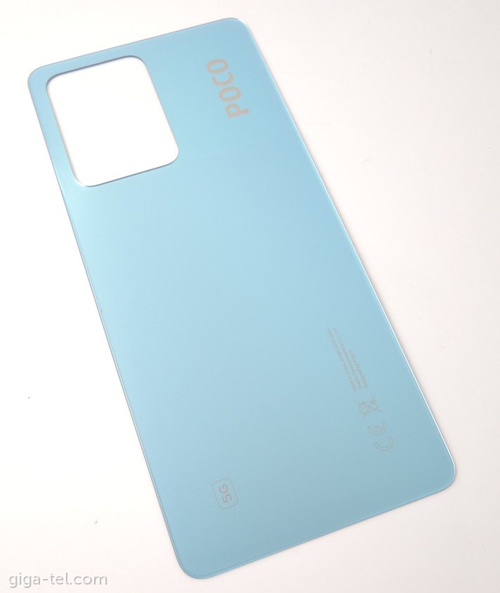 Xiaomi Poco X5 Pro 5G battery cover blue