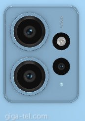 Xiaomi Redmi Note 12 camera frame+lens blue