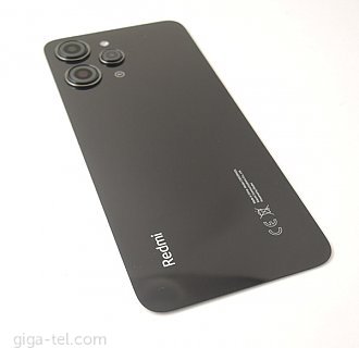 Xiaomi Redmi 12 battery cover black