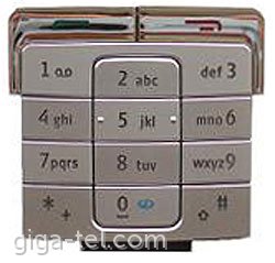 Nokia 6260 Keypad silver - large