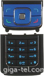 Nokia 6288 keypad blue