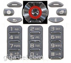 Sony Ericsson W880 keypad silver