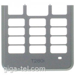 Sony Ericsson T280i keypad cover silver