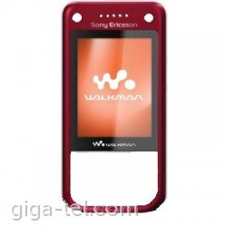 Sony Ericsson W760i front cover red