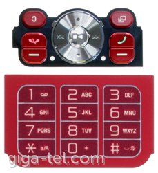 Sony Ericsson W910i keypad red
