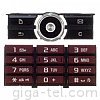 Sony Ericsson G900 keypad red