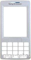 Sony Ericsson M600 front cover white