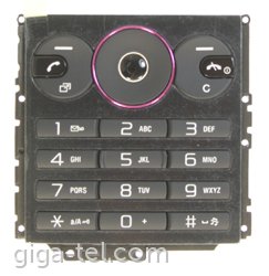 Sony Ericsson W902 keypad red