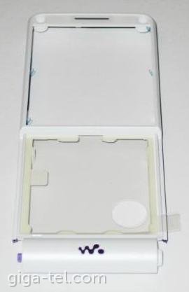 Sony Ericsson W350i front cover white/purple