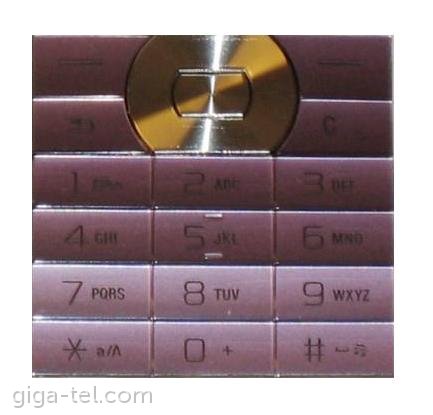 Sony Ericsson W350i keypad purple
