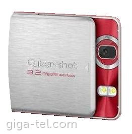 Sony Ericsson C510 camera cover red