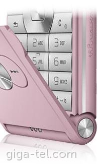 Sony Ericsson W350i keypad soft pink