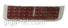 Nokia E75 keypad QWERTY english red