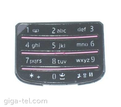 Nokia 6700c keypad numeric pink