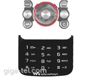 Sony Ericsson W395 keypad set blush titan